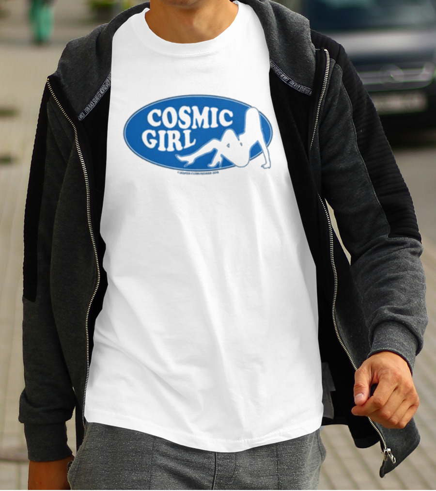 Danahleya Wearing Jasper Cunningham Cosmic Girl T-Shirt
