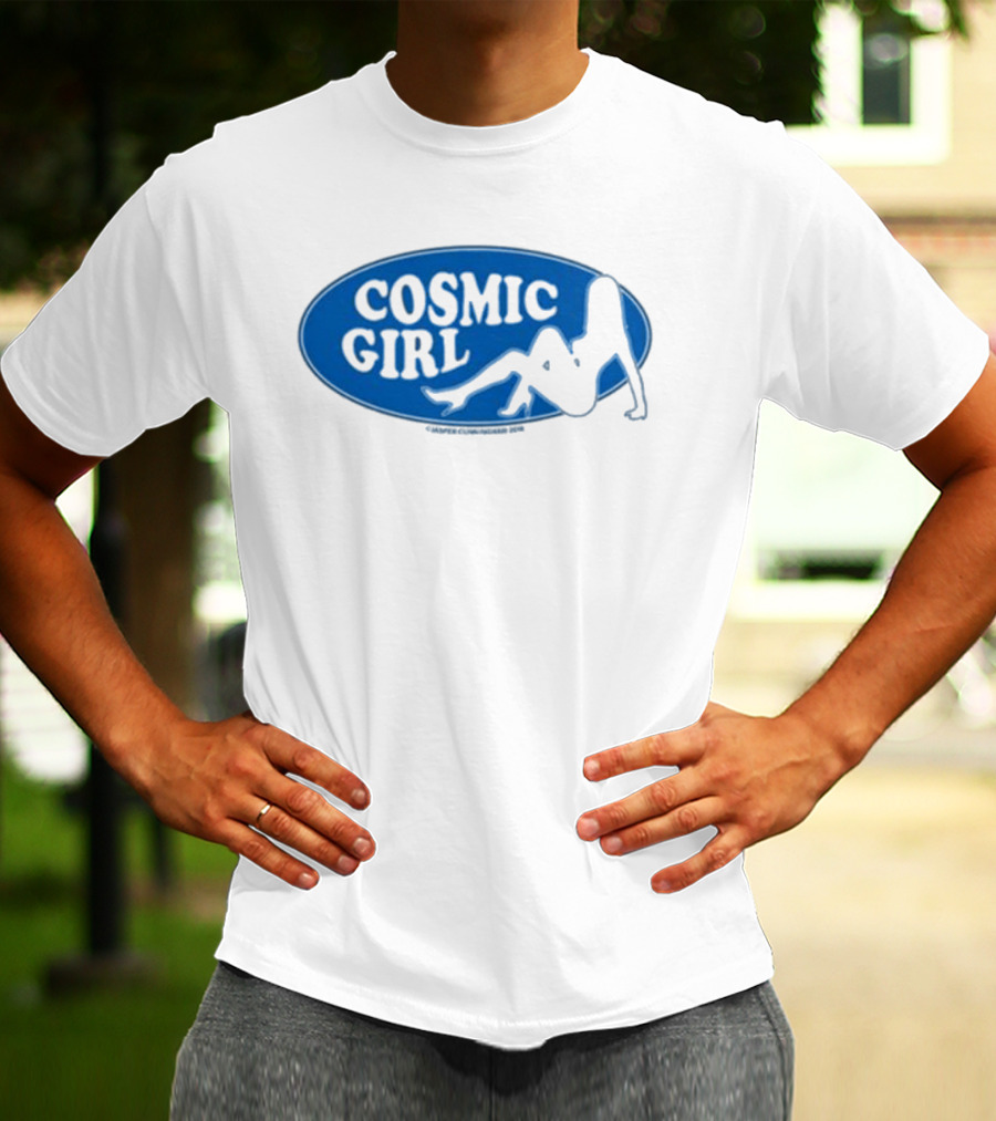 Danahleya Wearing Jasper Cunningham Cosmic Girl T-Shirt