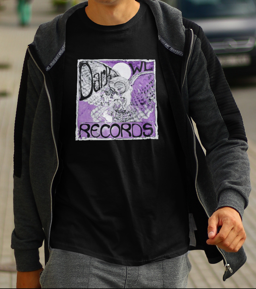 Dark Owl Records Purple Winged Owl T-Shirt