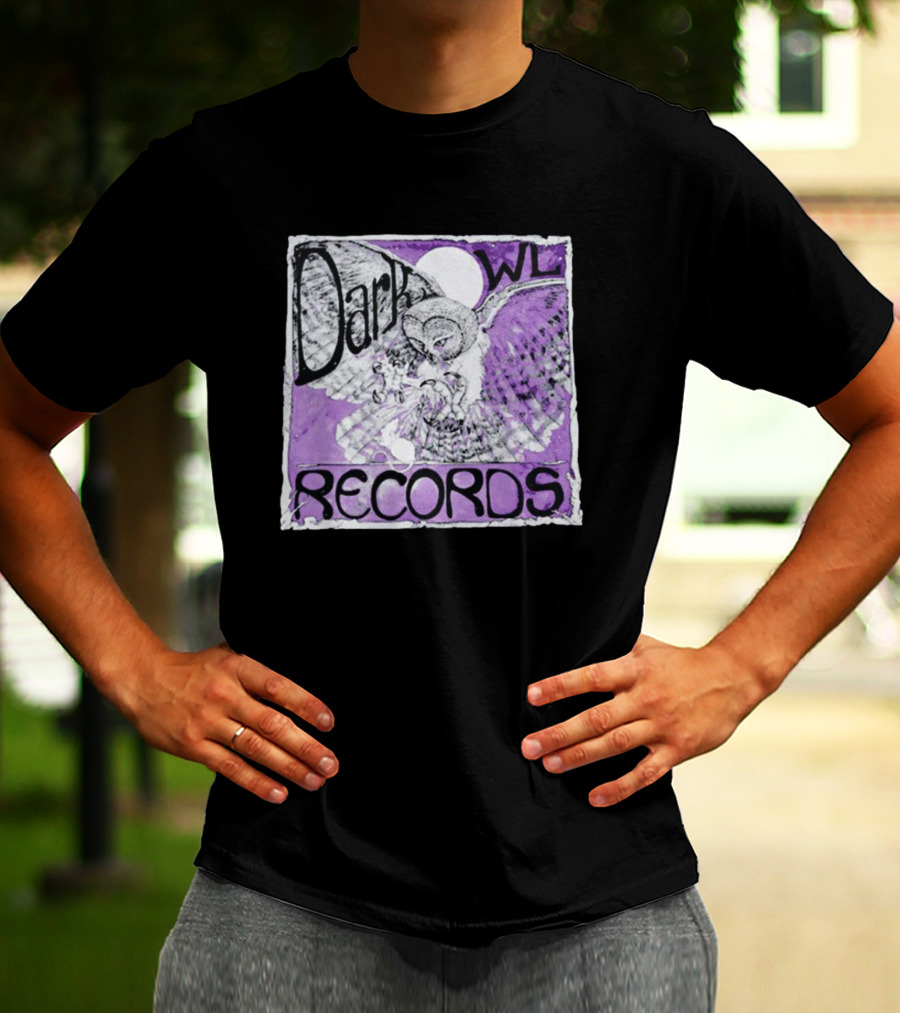 Dark Owl Records Purple Winged Owl T-Shirt