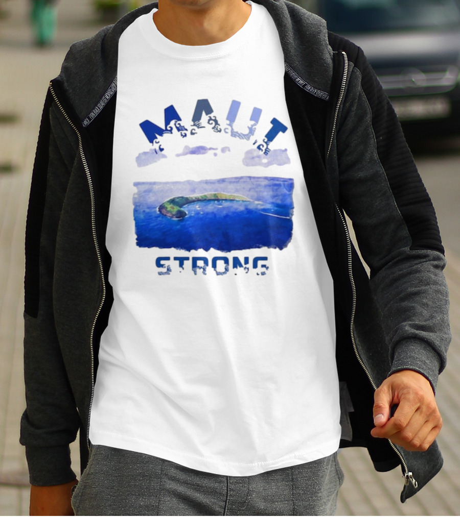Maui Strong Lahaina Vintage Coastal Landscape T-Shirt