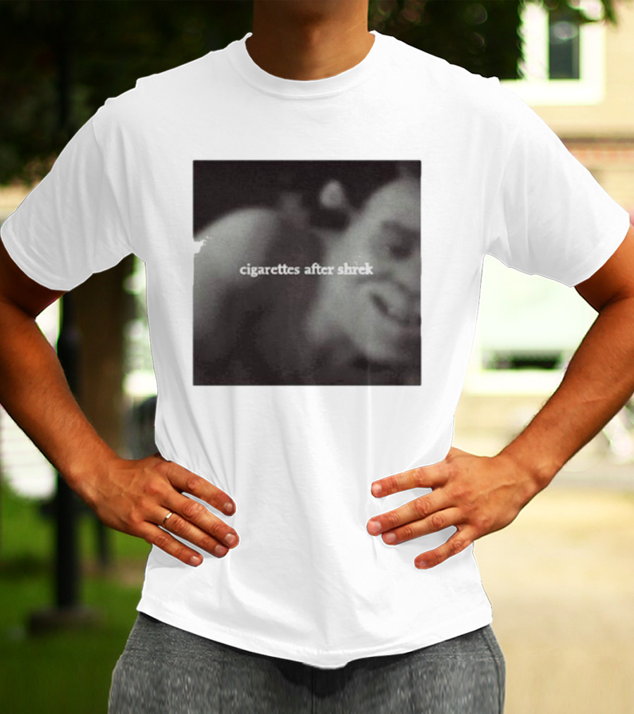 Requin Fils De Chien Cigarettes After Shrek Retro Film Aesthetic T-Shirt