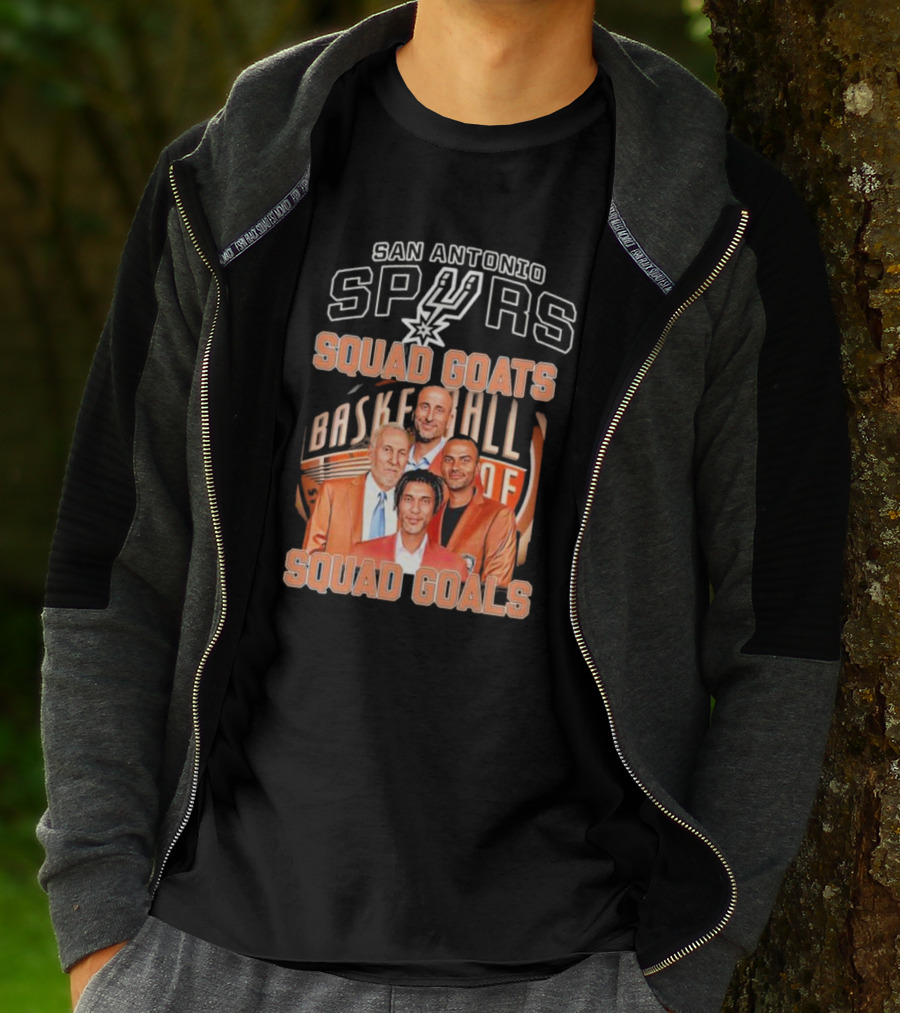 San Antonio Spurs Basketball Squad Goats Squad Goals T-Shirt