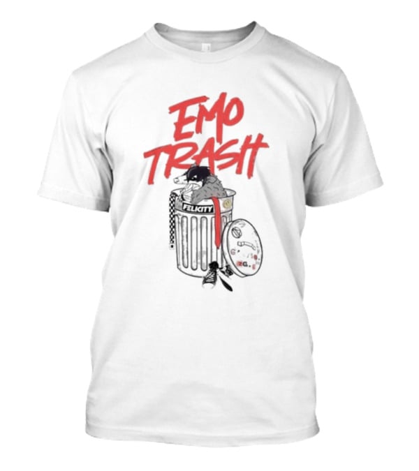 Emo Trash Racoon Felicity T-Shirt
