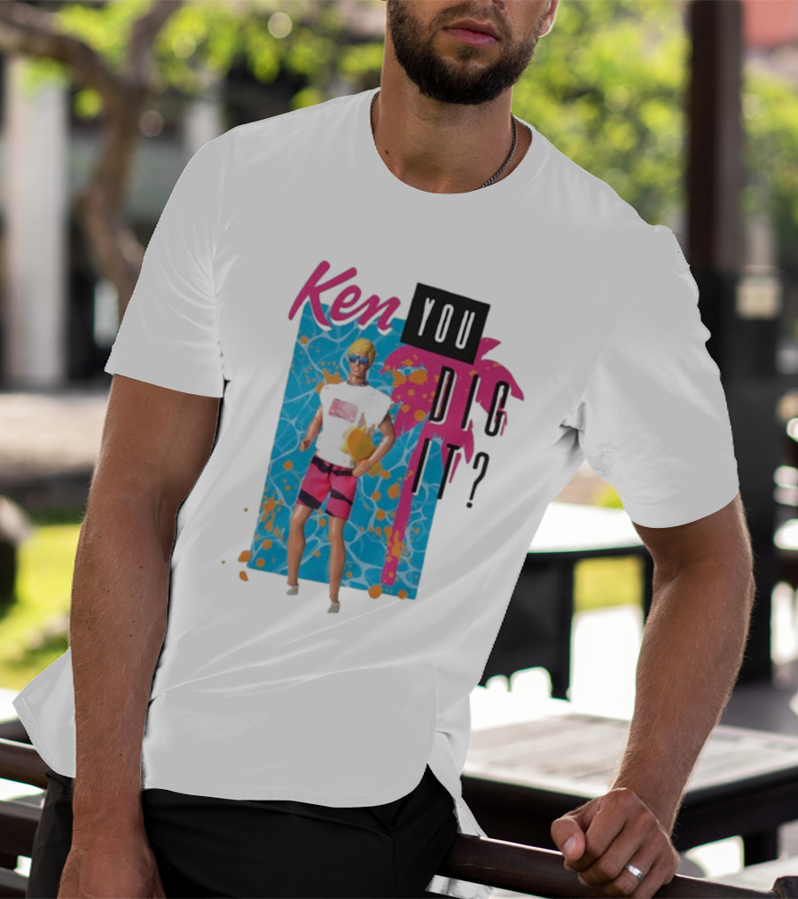 Ken You Dig It I Am Kenough Barbi Ken Surf T-Shirt