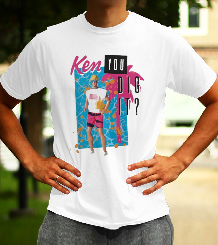 Ken You Dig It I Am Kenough Barbi Ken Surf T-Shirt