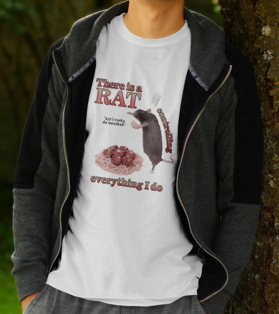 There Is A Rat Controlling Everything I Do Ayy I Cooka Da Meatball T-Shirt