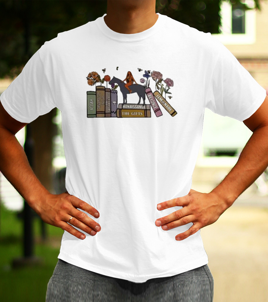 Beyonce Renaissance Lemonade Gifts Vintage Album Books Rider T-Shirt