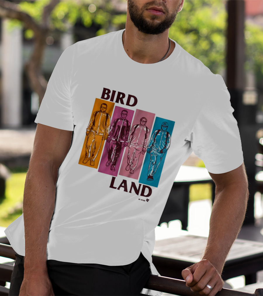 BIRDLAND BROS WALKING COLOR PANELS T-Shirt