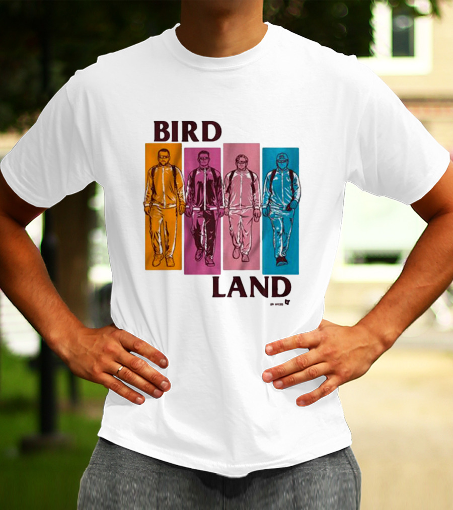 BIRDLAND BROS WALKING COLOR PANELS T-Shirt