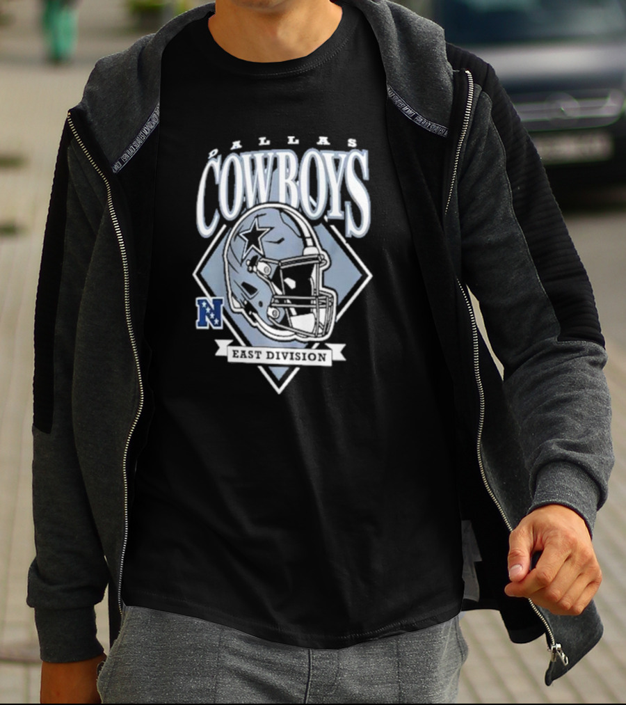 Dallas Cowboys East Division Helmet Graphic NFL T-Shirt