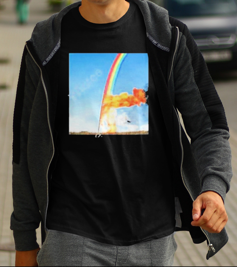 Sigur Rós Merch Átta Rainbow And Explosion T-Shirt