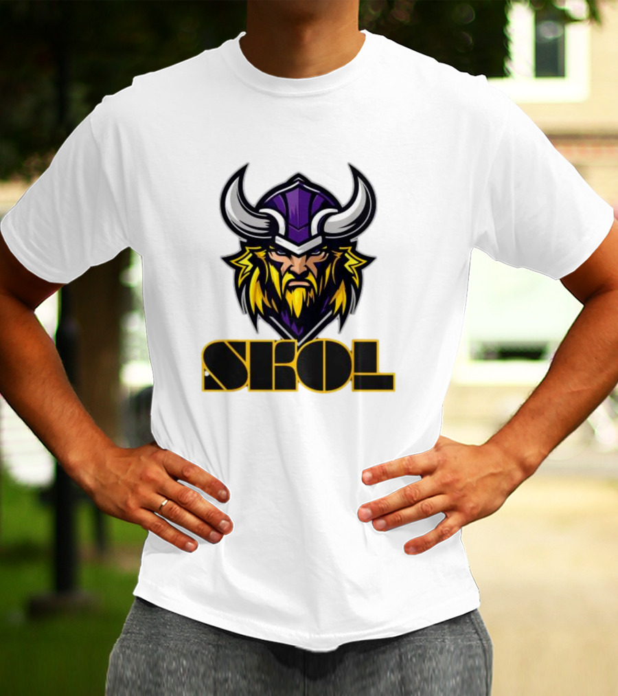 SKOL Scandinavian Pride Minnesota Vikings Warrior T-Shirt