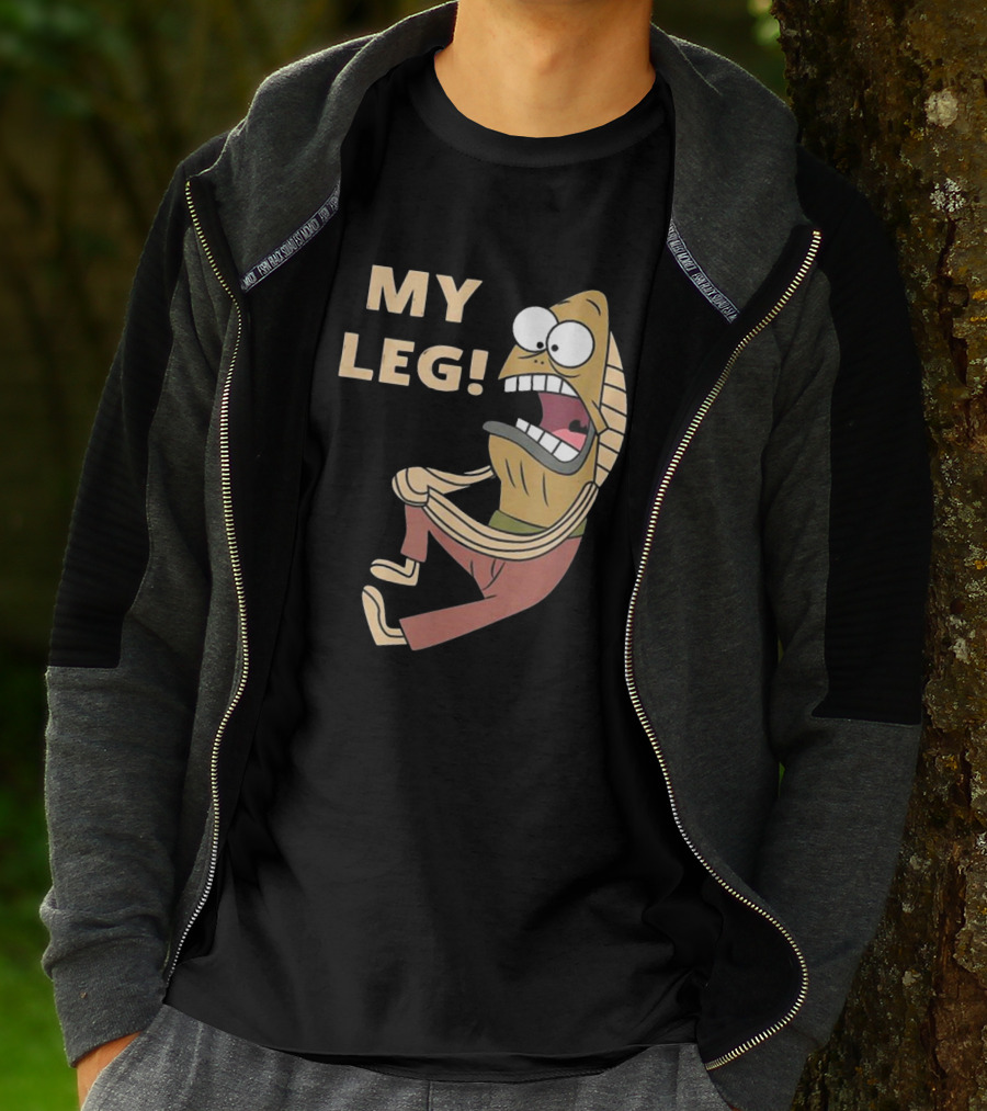 Thebaddestmitch Fred Fish My Leg Scream Character Spongebob Meme T-Shirt