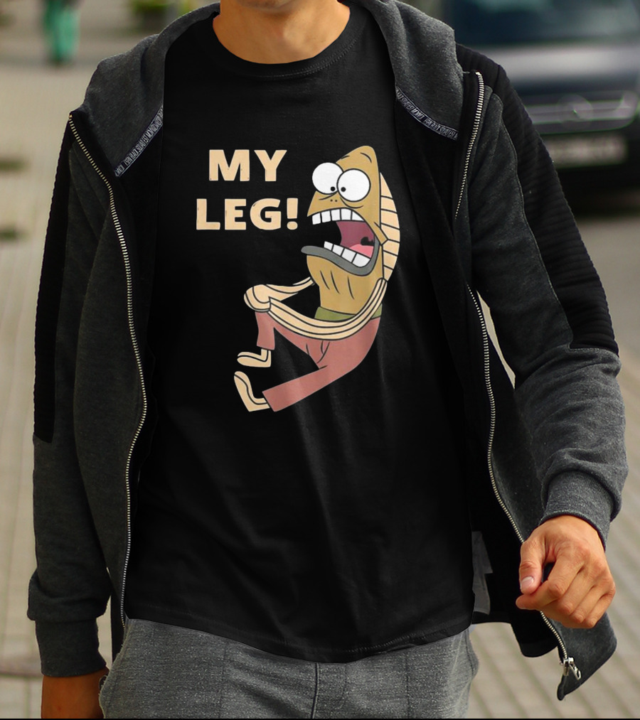 Thebaddestmitch Fred Fish My Leg Scream Character Spongebob Meme T-Shirt