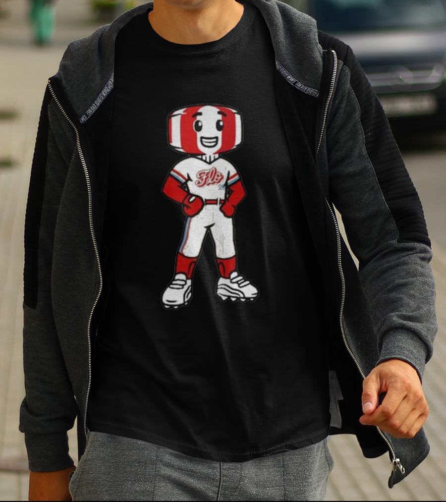 Florence Y’alls Flo Baseball Mascot Character T-Shirt