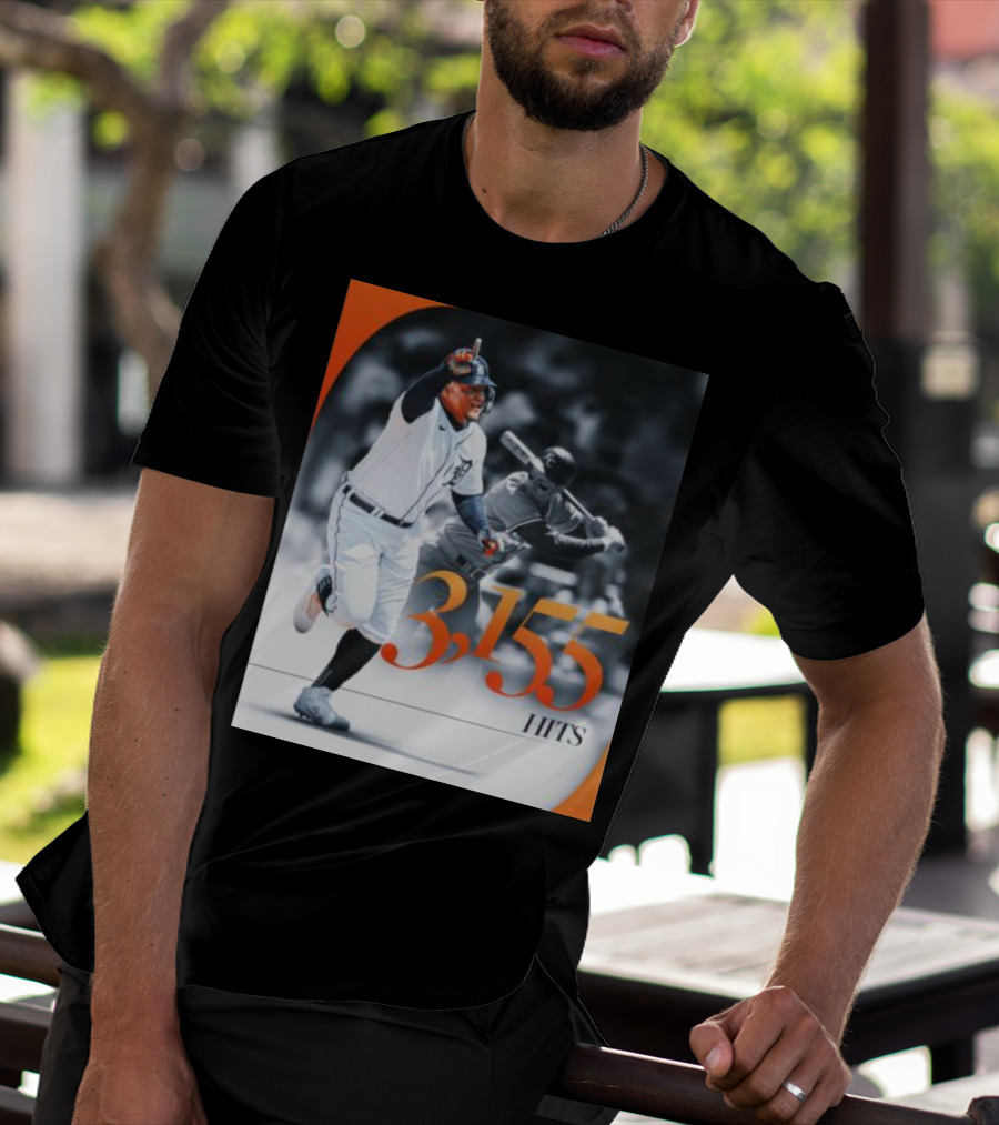 Miguel Cabrera 3155 Hits T-Shirt