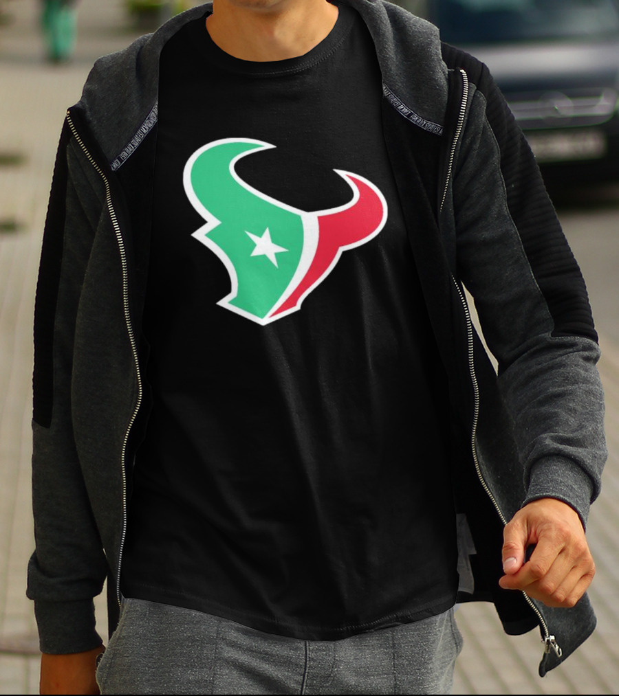 Houston Texans Black Clásico Regio Franklin '47 Mexico-Inspired T-Shirt