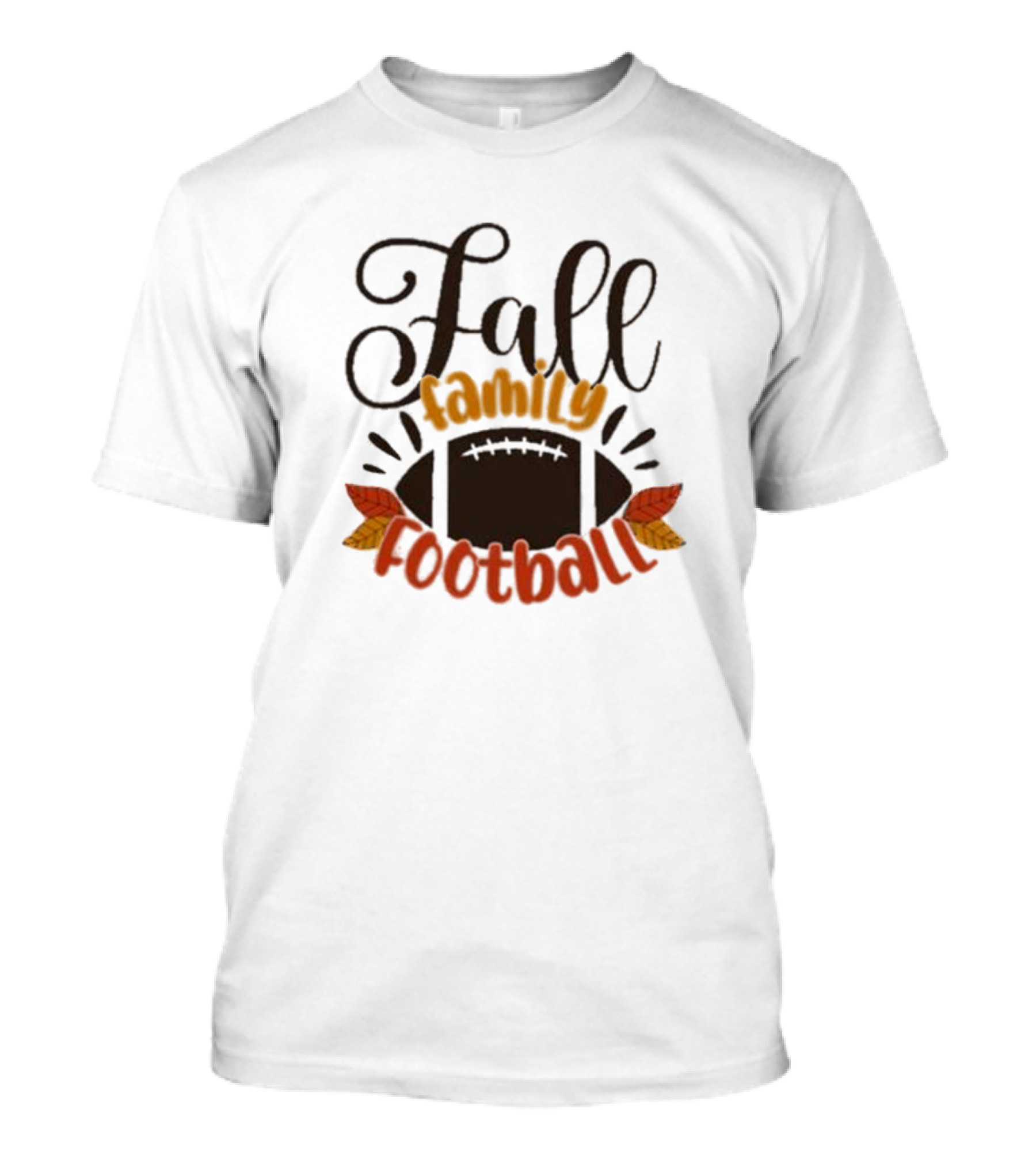 Fall Family Football Phase 6 Autumn Leaves T-Shirt