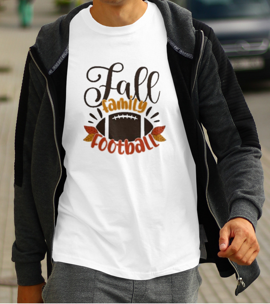 Fall Family Football Phase 6 Autumn Leaves T-Shirt
