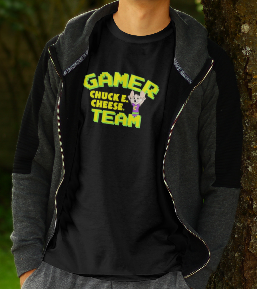 Gamer Chuck E. Cheese Team T-Shirt