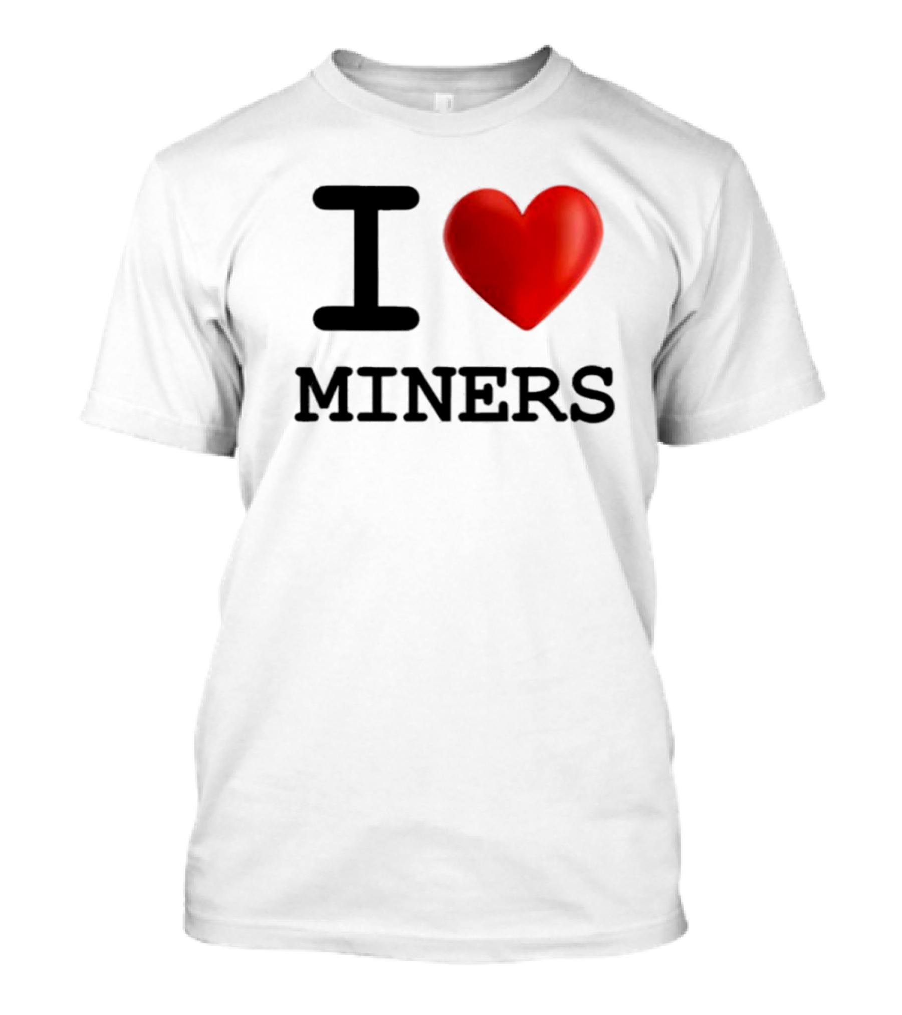 I Heart Miners Red Love T-Shirt