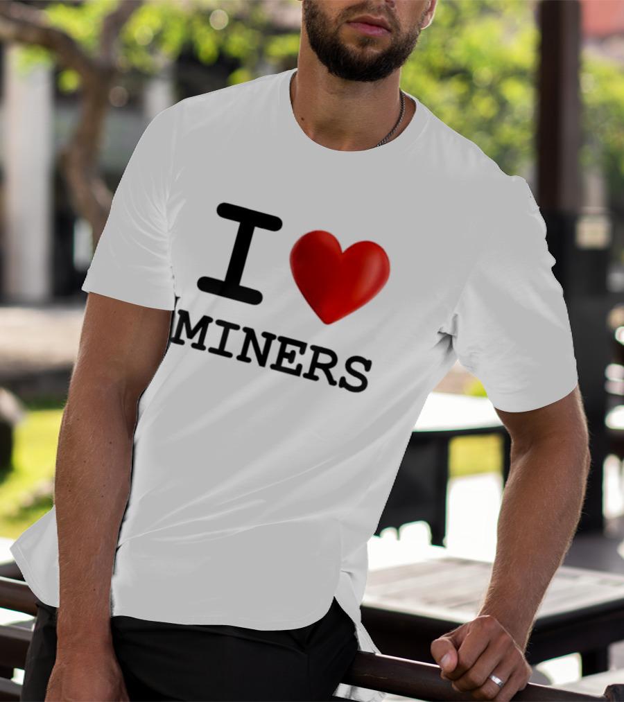 I Heart Miners Red Love T-Shirt