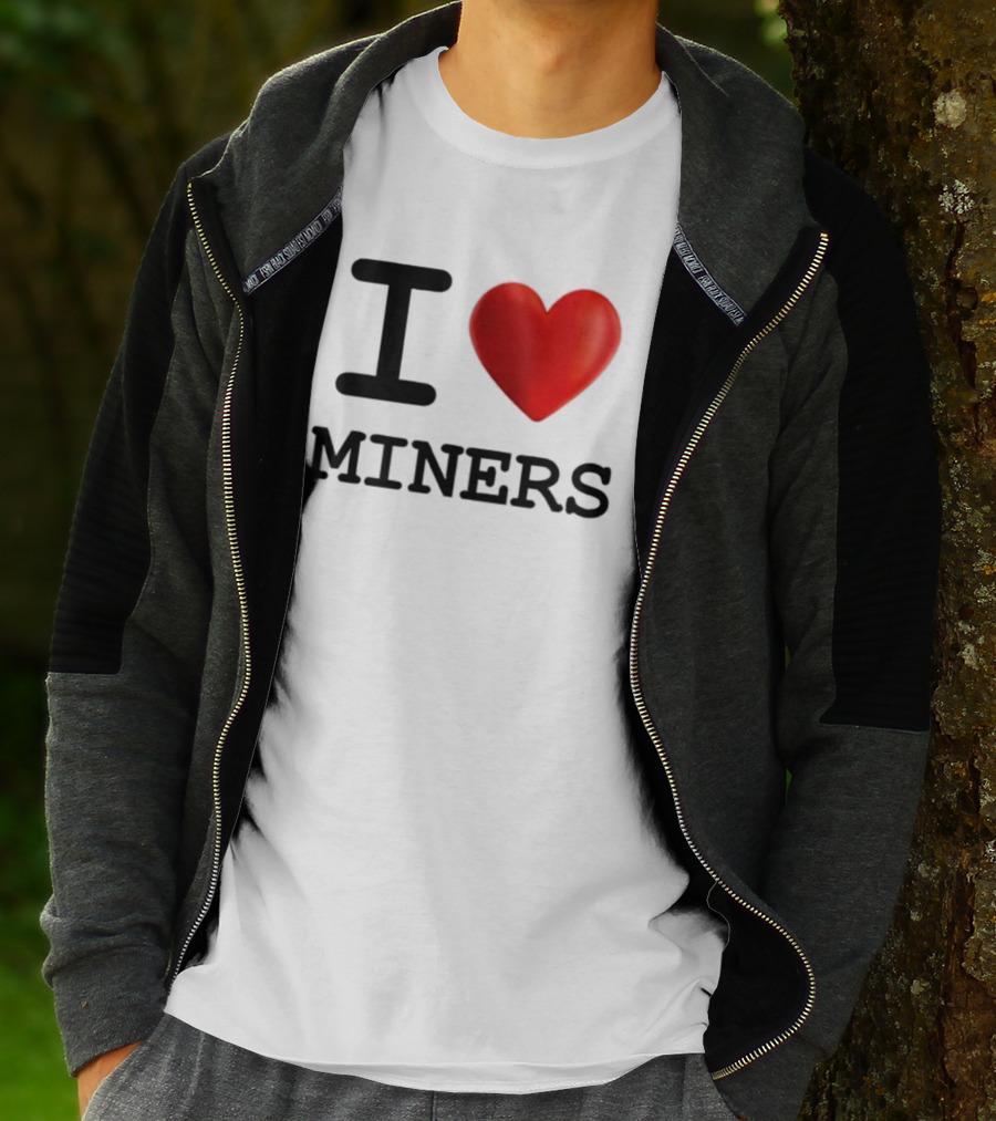 I Heart Miners Red Love T-Shirt