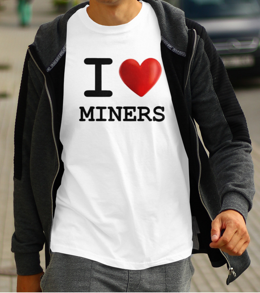 I Heart Miners Red Love T-Shirt