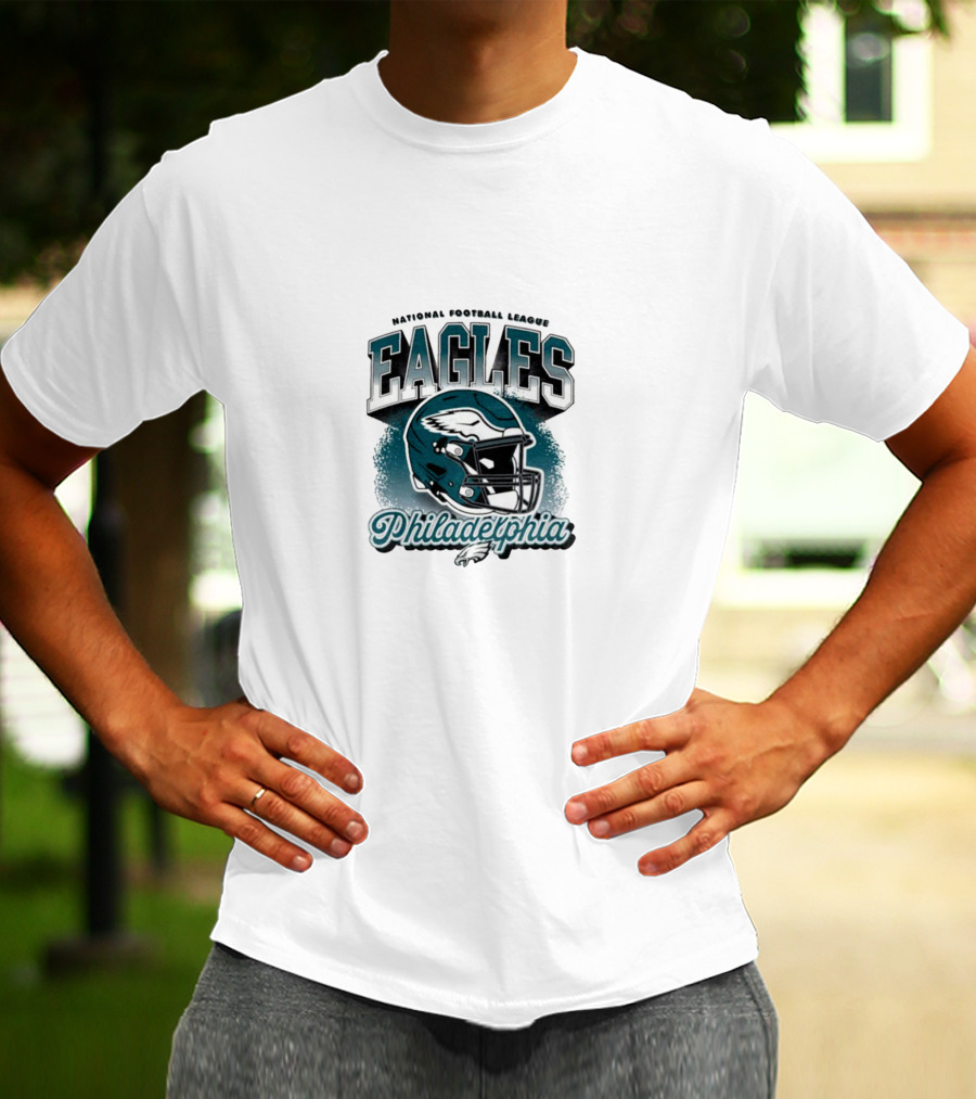 Philadelphia Eagles National Football League Helmet T-Shirt