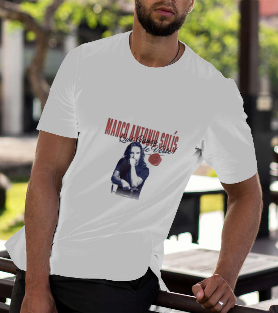 Marco Antonio Solís Quiéreme De Veras T-Shirt