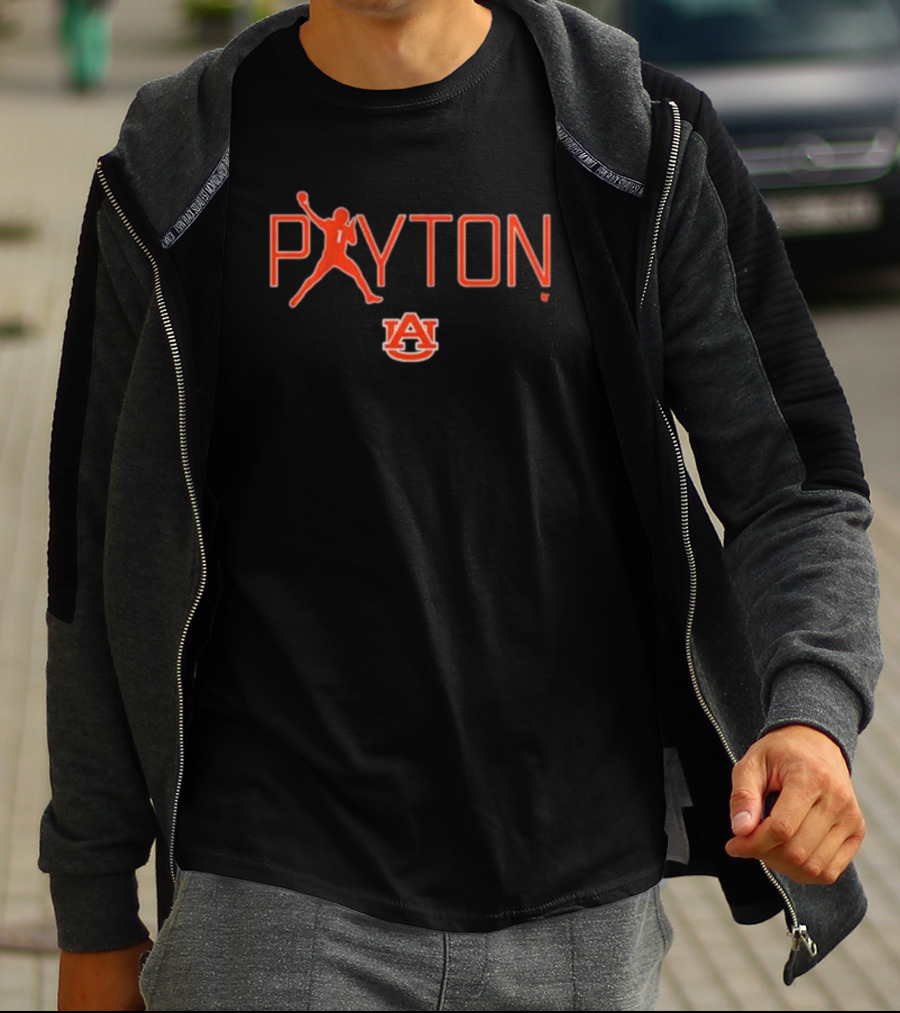 Auburn Football Payton Silhouette Auburn T-Shirt