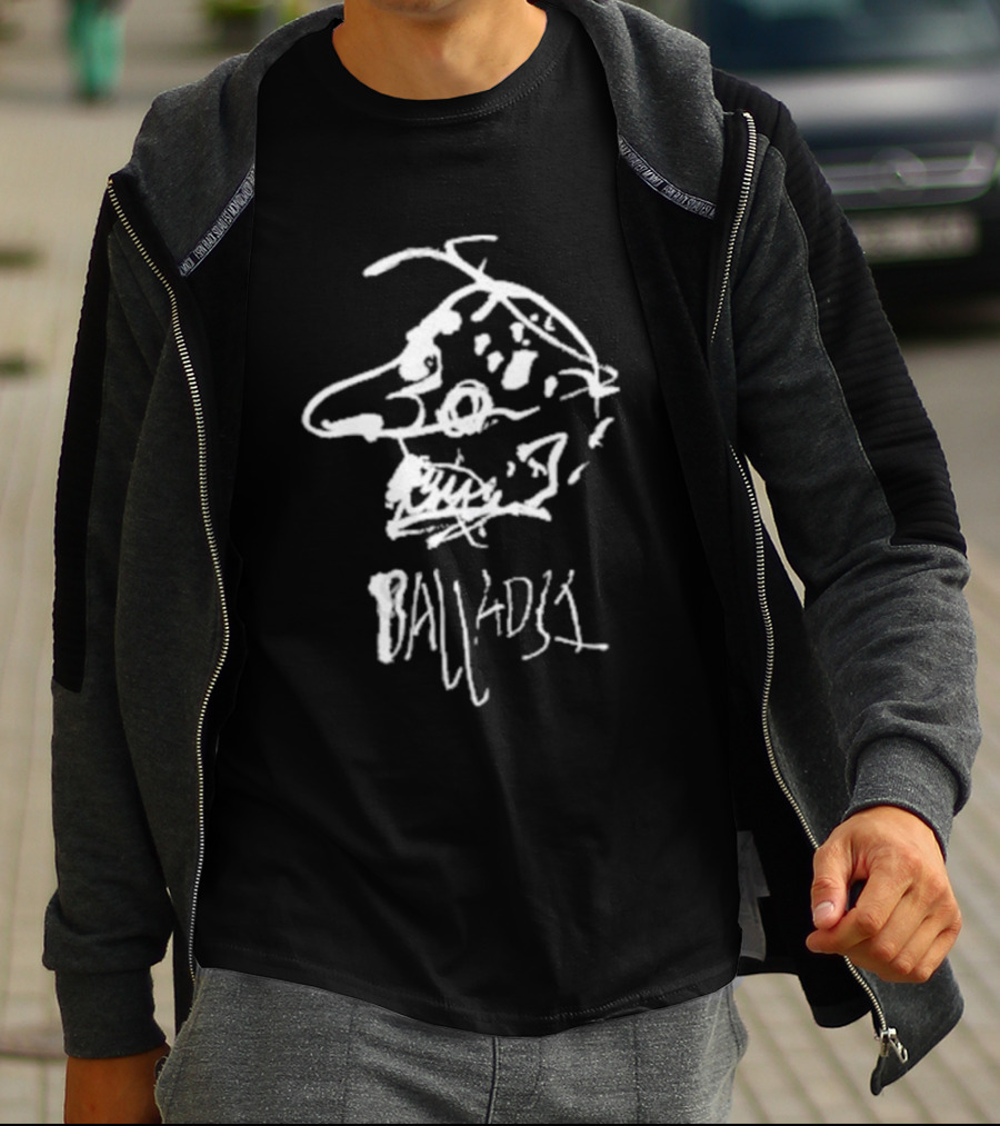 Ballads Anger Sketch Face T-Shirt