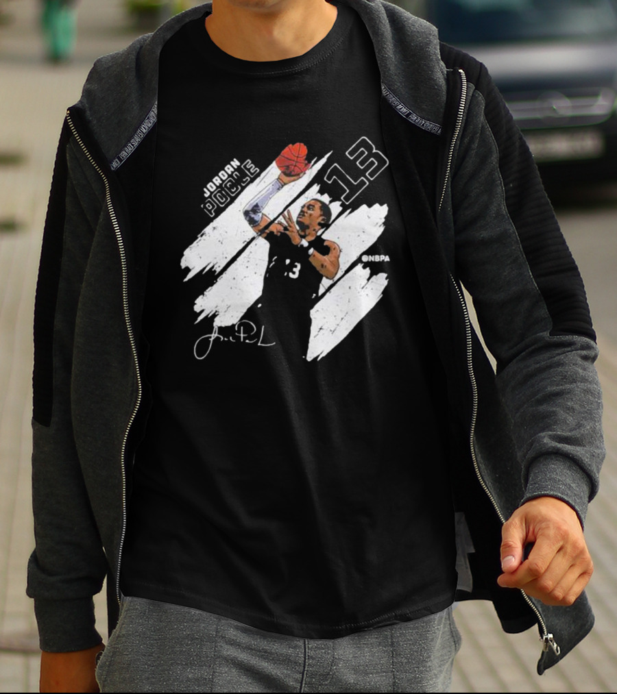 Jordan Poole NBPA 13 Basketball Signature T-Shirt