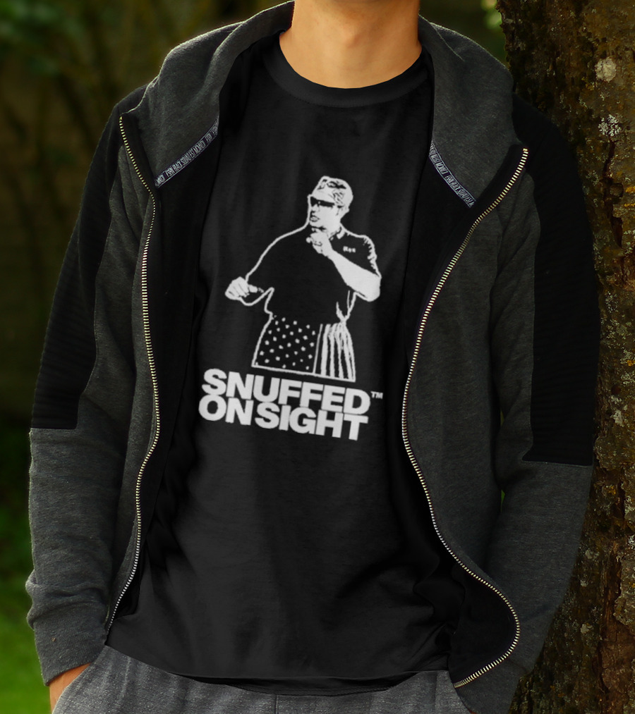 Snuffed On Sight American Flag Shorts T-Shirt