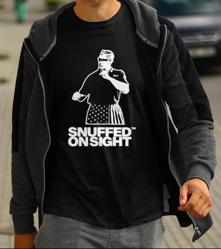 Snuffed On Sight American Flag Shorts T-Shirt