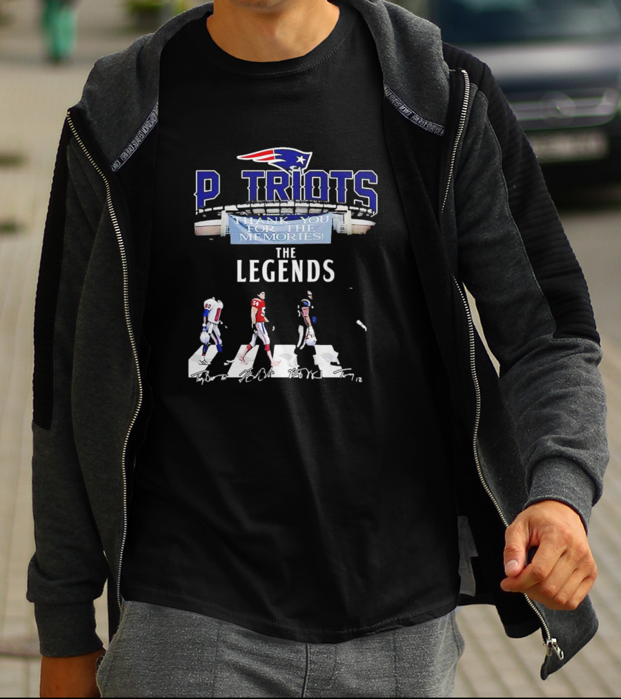New England Patriots Thank You For The Memories The Legends T-Shirt