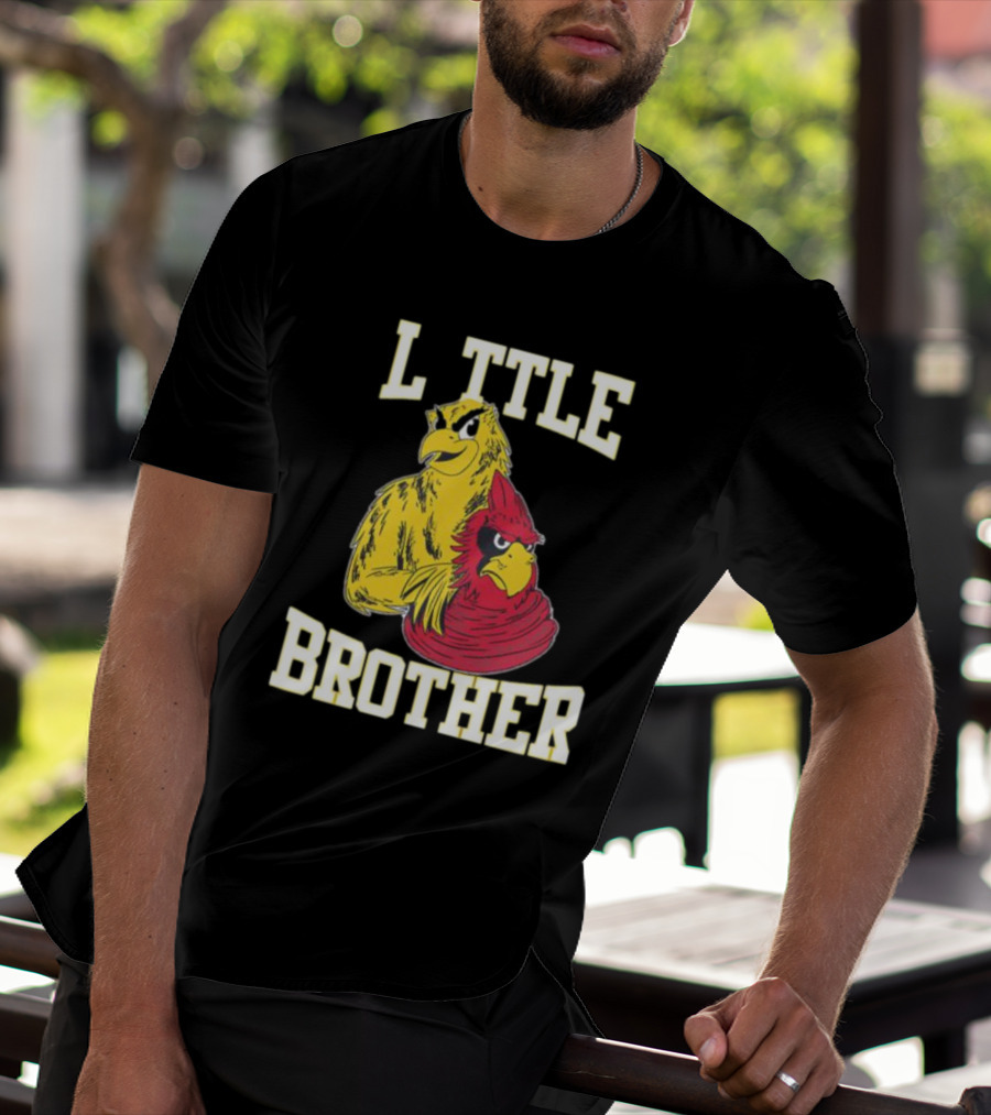 L Ttle Brother Yellow Red Birds T-Shirt