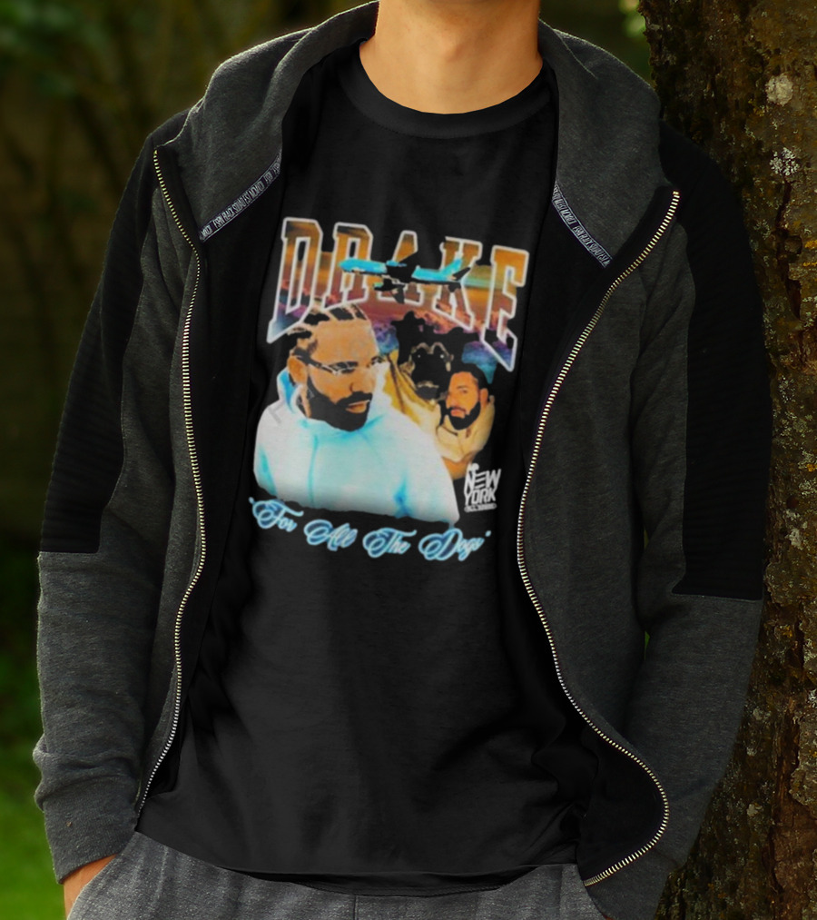 Drake For All The Dogs Airplane New York T-Shirt