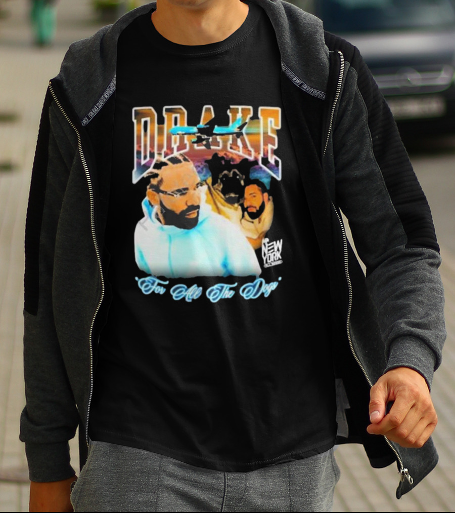 Drake For All The Dogs Airplane New York T-Shirt