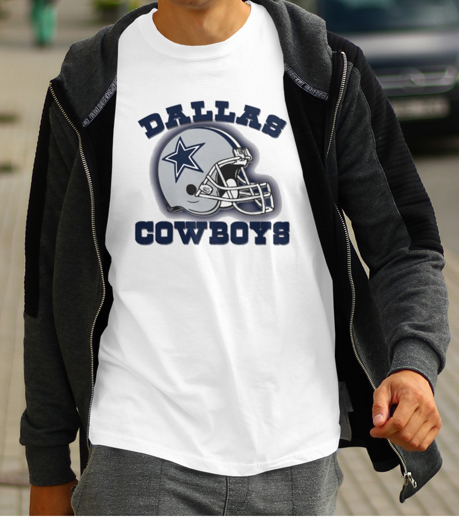 Dallas Cowboys Football Vintage Dallas Football Helmet Trendy Dallas Football Gifts For Cowboys Fans T-Shirt