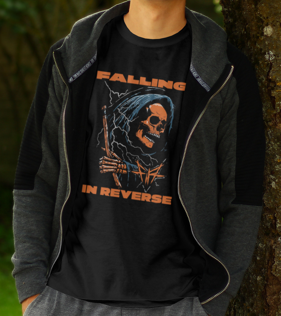 Falling In Reverse Grim Reaper Lightning T-Shirt
