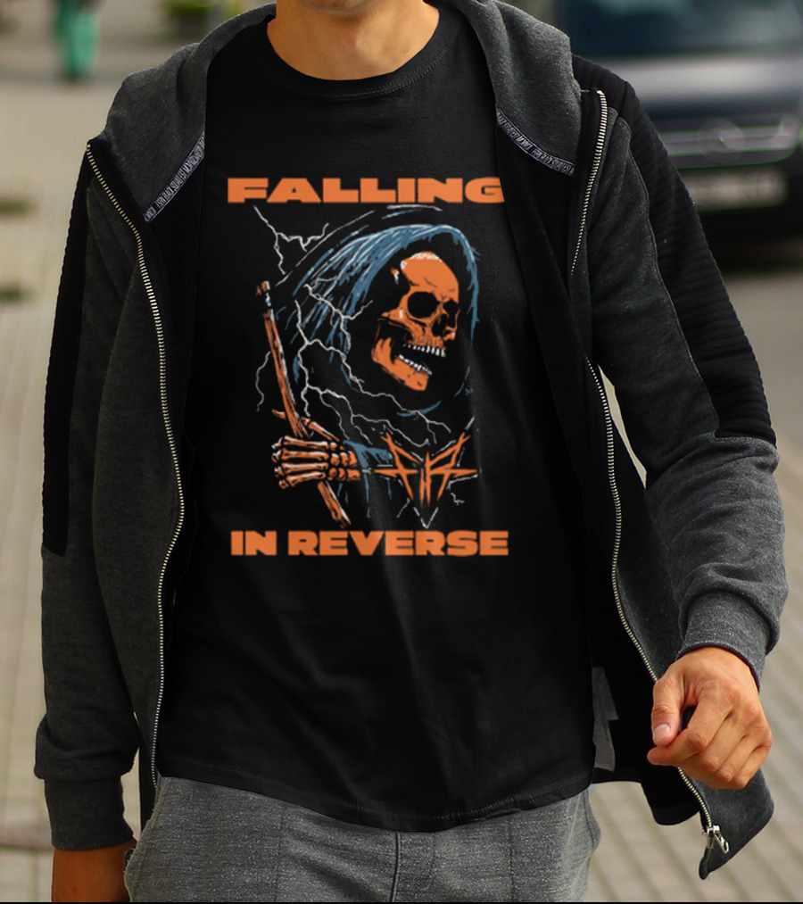 Falling In Reverse Grim Reaper Lightning T-Shirt