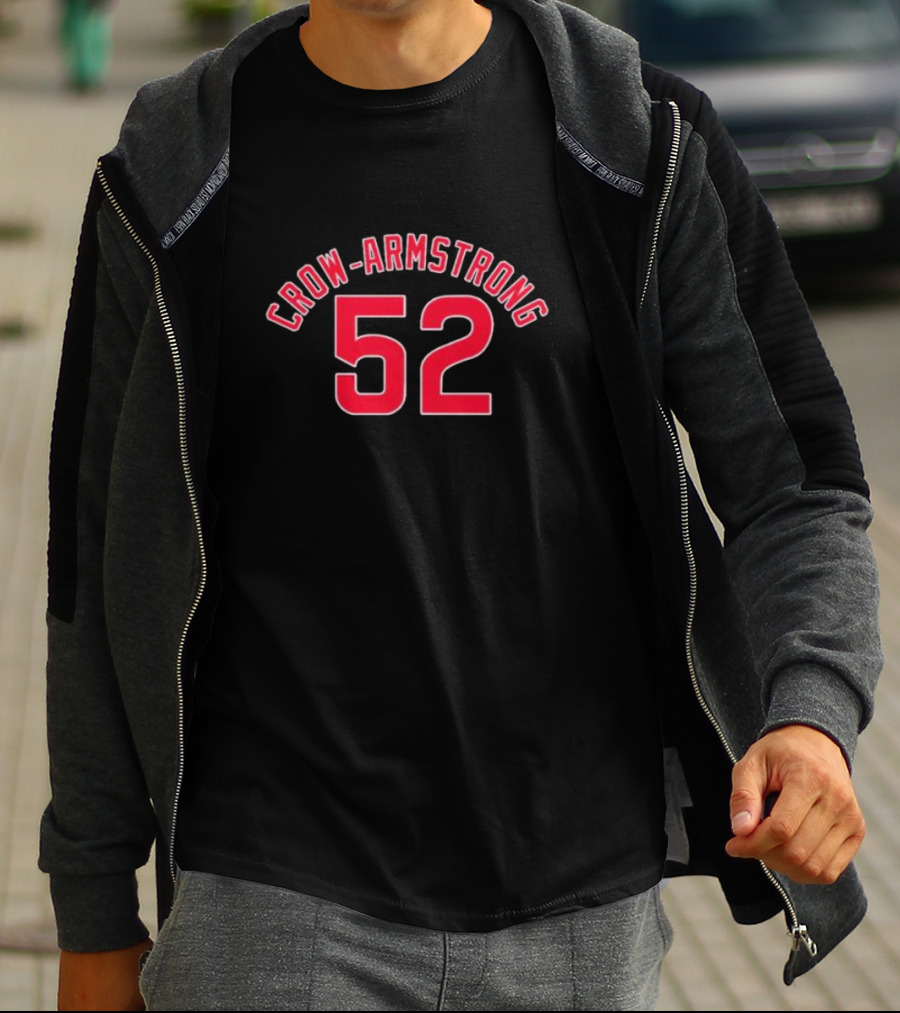 Crow-Armstrong 52 Baseball Jersey Number Sports Team T-Shirt
