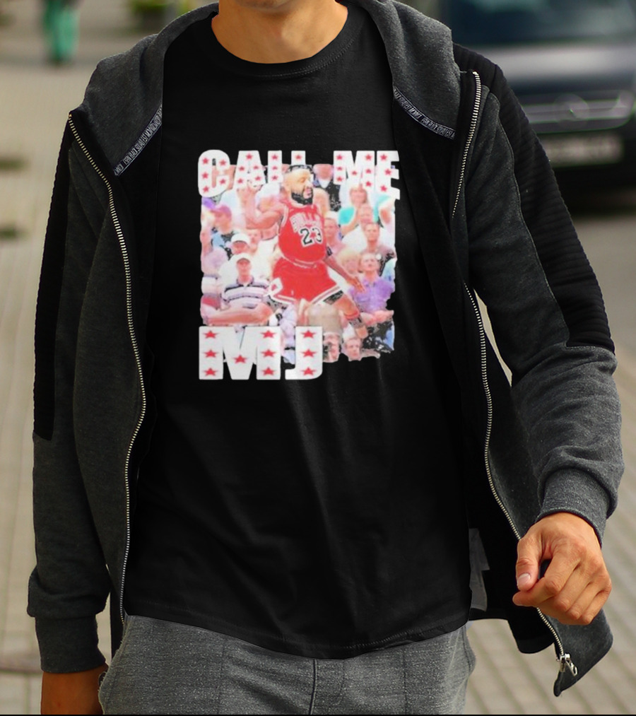 Call Me MJ Basketball Legend Jersey 23 Stars T-Shirt