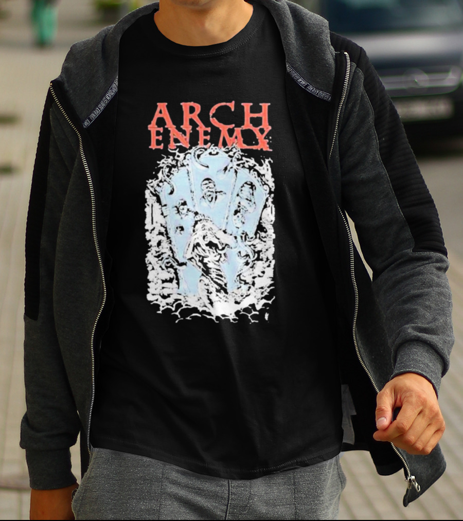Rebellion Republic Merch Featuring Arch Enemy Mirror T-Shirt