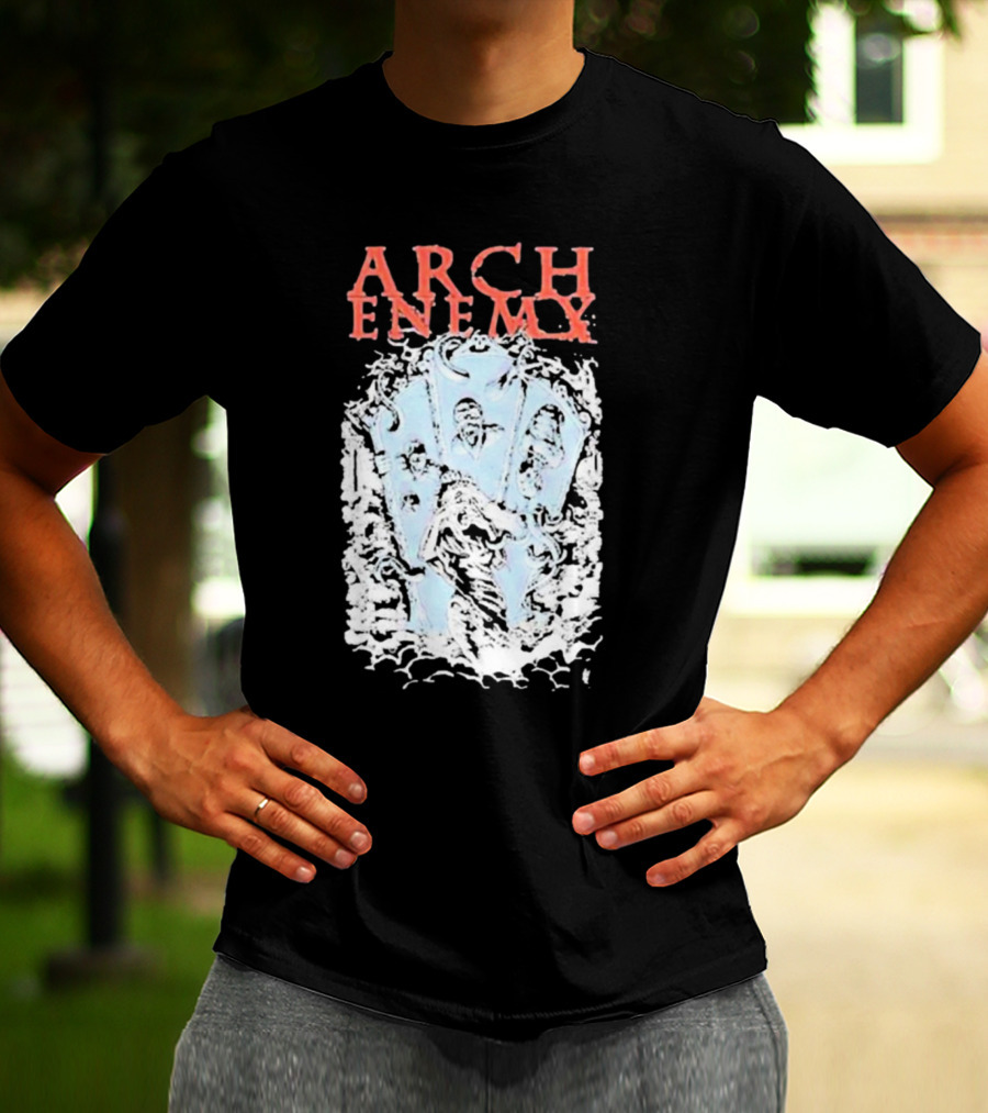 Rebellion Republic Merch Featuring Arch Enemy Mirror T-Shirt
