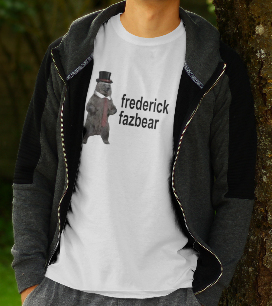 Frederick Fazbear With Top Hat And Red Tie T-Shirt