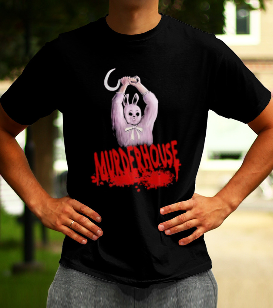 Puppet Combo Murder House Chungus Rabbit With Scythe T-Shirt