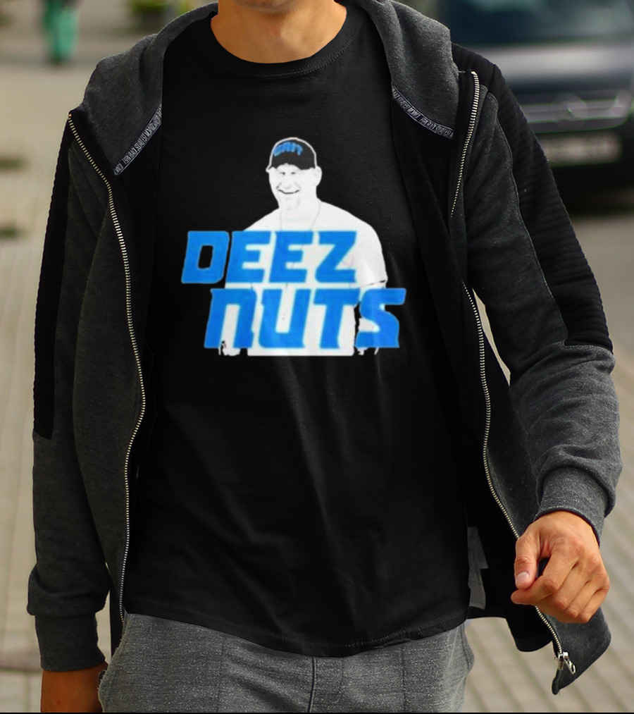 Dan Campbell Deez Nuts Detroit Lions Fan T-Shirt